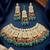 Mint kundan choker necklace set with earrings & maang tikka | bollywood bridal indian jewelry for women