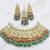 Mint kundan choker necklace set with earrings & maang tikka | bollywood bridal indian jewelry for women