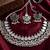 Oxidized silver mirror choker set, traditional ethnic indian jewelry for women, bollywood wedding & festival necklace
