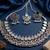 Oxidized silver mirror choker set, traditional ethnic indian jewelry for women, bollywood wedding & festival necklace