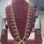 Green meenakari long haram necklace set antique gold plated south indian temple jewelry for wedding
