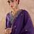 Ethnic Motifs Embroidered V-Neck Zari Straight Kurta With Trousers & Dupatta