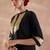 Embroidered Sequinned Straight Kurta With Trousers