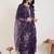 Floral Embroidered Regular Thread Work Kurta With Trousers & Dupatta