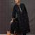 Embroidered Notch Neck Straight Kurta With Trouser