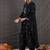 Embroidered Notch Neck Straight Kurta With Trouser