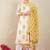 Women Floral Printed Regular Thread Work Pure Cotton Kurta with Trousers & With Dupatta