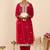 Women Ethnic Motifs Embroidered Regular Kurta with Trousers & With Dupatta