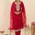 Women Ethnic Motifs Embroidered Regular Kurta with Trousers & With Dupatta