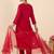 Women Ethnic Motifs Embroidered Regular Kurta with Trousers & With Dupatta