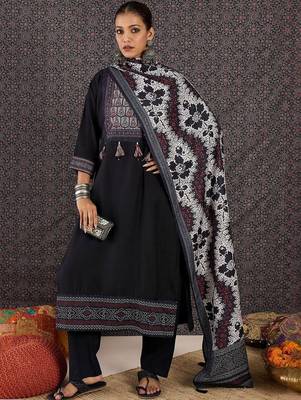 Women Ethnic Motifs Printed Regular Kurta with Trousers & With Dupatta 2