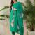 Women Floral Printed Regular Thread Work Kurta with Trousers & With Dupatta