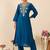 Women Ethnic Motifs Embroidered Regular Thread Work Kurta with Trousers