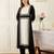 Colourblocked Printed Thread Work Chanderi Silk Kurta With Palazzos
