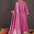 Women Floral Embroidered Panelled Thread Work Pure Cotton Kurta with Trousers & With Dupatta