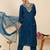 Women Ethnic Motifs Embroidered Regular Kurta with Trousers & With Dupatta
