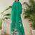 Women Floral Printed Regular Thread Work Kurta with Trousers & With Dupatta