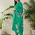 Women Floral Printed Regular Thread Work Kurta with Trousers & With Dupatta