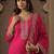 Ethnic Motifs Embroidered Chanderi Cotton Kurta With Trousers & Dupatta