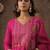 Ethnic Motifs Embroidered Thread Work Pure Cotton Kurta With Trousers & Dupatta