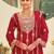 Ethnic Motifs Embroidered Straight Kurta With Palazzos & Dupatta