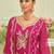 Ethnic Motifs Embroidered Thread Work Kurta With Patiala & Dupatta