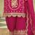 Ethnic Motifs Embroidered Thread Work Kurta With Patiala & Dupatta