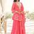 Ethnic Motifs Embroidered V-Neck Thread Work Kurta With Palazzos & Dupatta