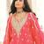 Ethnic Motifs Embroidered V-Neck Thread Work Kurta With Palazzos & Dupatta