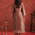 Floral Woven Design Round Neck Straight Kurta With Trousers & Dupatta