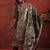 Woven Design V-Neck Zari Straight Kurta With Trousers & Dupatta