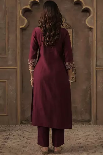 Women Ethnic Motifs Embroidered Kurta with Trousers & Dupatta