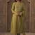 Women Ethnic Motifs Embroidered Pleated Mirror Work Kurta Set