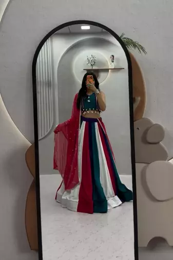 Navratri Multi-Color Cotton Lehenga Choli 