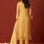 Floral Embroidered Straight V-Neck Thread Work Kurta & Trousers Dupatta