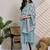 Ethnic Motifs Printed Thread Work Pure Cotton Kurta With Trousers &