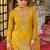 Ethnic Motifs Embroidered Round Neck Thread Work Kurta With Palazzos & Dupatta