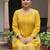 Women Ethnic Motifs Embroidered Panelled Thread Work Cotton Kurta with Trousers
