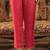 Floral Embroidered Thread Work V-Neck Straight Kurta & Trousers With Dupatta