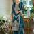 Ethnic Motifs Embroidered Thread Work Straight Kurta With Trousers & Dupatta