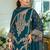 Ethnic Motifs Embroidered Thread Work Straight Kurta With Trousers & Dupatta