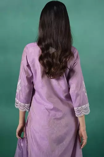 Women Floral Embroidered Kurta with Trousers & Dupatta