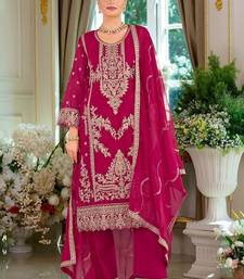 Women Ethnic Motifs Embroidered Kurta with Trousers & Dupatta