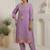 Women Floral Embroidered Kurta with Trousers & Dupatta