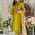 Women Embroidered Thread Work Kurta with Trousers & Dupatta