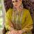 Women Embroidered Thread Work Kurta with Trousers & Dupatta