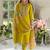 Women Embroidered Thread Work Kurta with Trousers & Dupatta