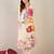 Women Floral Printed Regular Linen Kurta with Trousers & With Dupatta