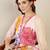 Women Floral Printed Regular Linen Kurta with Trousers & With Dupatta