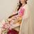 Women Floral Printed Regular Linen Kurta with Trousers & With Dupatta